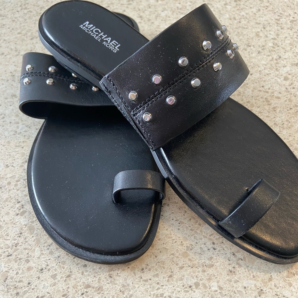 Michael Kors Leather sandals - Picture 1 of 4